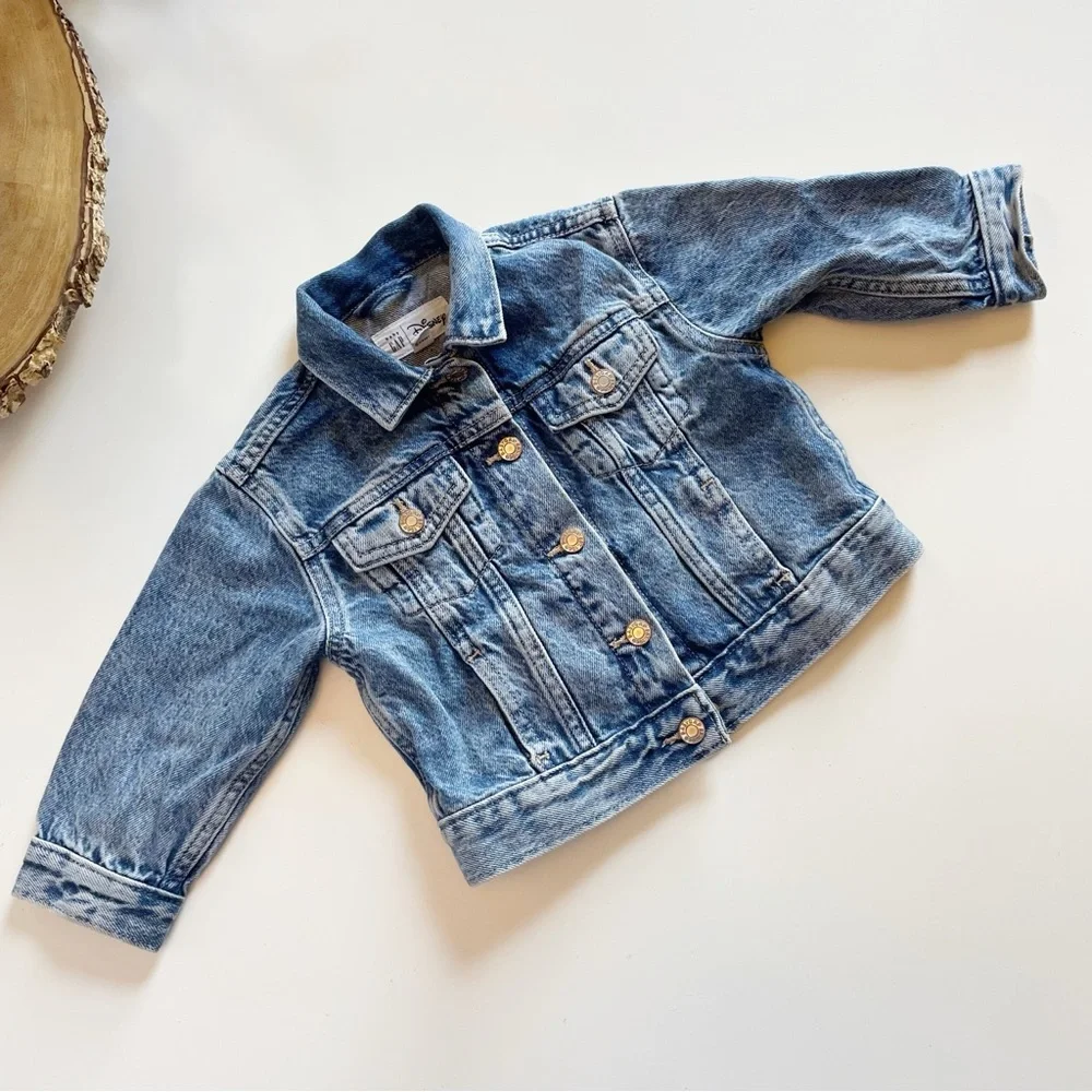 Gap x Disney Minnie Mouse Jean Denim Jacket | 18-24m
